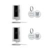 image2 Ring Indoor Cam 2nd Gen White with 2 Ring Pet Tag