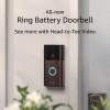 imageAllnew Ring Battery Doorbell HeadtoToe Video Live View with TwoWay Talk and Motion Detection ampamp Alerts 2024 release Satin NickelVenetian Bronze