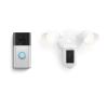 imageAllnew Ring Battery Doorbell with Ring Floodlight Cam Wired Plus BlackSatin Nickel