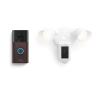 imageAllnew Ring Battery Doorbell with Ring Floodlight Cam Wired Plus BlackVenetian Bronze