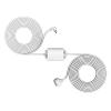 imageIndoorOutdoor Power Adapter Barrel Plug for Ring Stick Up Cam PlugIn  WhiteWhite