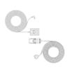 imageIndoorOutdoor Power Adapter Barrel Plug for Ring Stick Up Cam PlugIn  WhiteWhite