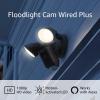 imageRing Floodlight Cam Wired Plus with motionactivated 1080p HD video White 2021 releaseBlack