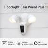 imageRing Floodlight Cam Wired Plus with motionactivated 1080p HD video White 2021 releaseWhite