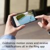 imageRing Floodlight Cam Wired Plus with motionactivated 1080p HD video White 2021 releaseWhite