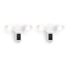 imageRing Floodlight Cam Wired Plus with motionactivated 1080p HD video White 2021 releaseWhite