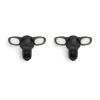 imageRing Floodlight Cam Wired Pro with Birds Eye View and 3D Motion Detection BlackBlack