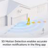 imageRing Floodlight Cam Wired Pro with Birds Eye View and 3D Motion Detection BlackWhite