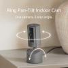 imageRing PanTilt Indoor Cam  See all around with 360 pan coverage HD video plus TwoWay Talk 2024 release  WhiteCharcoal