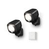 imageRing Smart Lighting  Spotlight BatteryPowered Outdoor MotionSensor Security Light Black Starter Kit 2pack