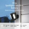 imageRing Spotlight Cam Plus Battery  TwoWay Talk Color Night Vision and Security Siren 2022 release  WhiteBlack