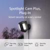 imageRing Spotlight Cam Plus Battery  TwoWay Talk Color Night Vision and Security Siren 2022 release  WhiteBlack