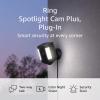 imageRing Spotlight Cam Plus Battery  TwoWay Talk Color Night Vision and Security Siren 2022 release  WhiteBlack