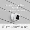 imageRing Spotlight Cam Plus Battery  TwoWay Talk Color Night Vision and Security Siren 2022 release  WhiteWhite