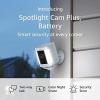 imageRing Spotlight Cam Plus Battery  TwoWay Talk Color Night Vision and Security Siren 2022 release  WhiteWhite