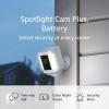 imageRing Spotlight Cam Plus Battery  TwoWay Talk Color Night Vision and Security Siren 2022 release  WhiteWhite