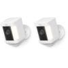 imageRing Spotlight Cam Plus Battery  TwoWay Talk Color Night Vision and Security Siren 2022 release  WhiteWhite