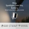 imageRing Spotlight Cam Pro Battery  3D Motion Detection TwoWay Talk with Audio and DualBand Wifi 2022 release  WhiteWhite