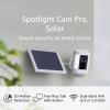 imageRing Spotlight Cam Pro Battery  3D Motion Detection TwoWay Talk with Audio and DualBand Wifi 2022 release  WhiteWhite