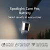 imageRing Spotlight Cam Pro Battery  3D Motion Detection TwoWay Talk with Audio and DualBand Wifi 2022 release  WhiteWhite
