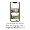 imageRing Stick Up Cam Battery  WeatherResistant Outdoor Camera Live View Color Night Vision Twoway Talk Motion alerts Works with Alexa  BlackWhite