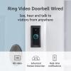 imageRing Video Doorbell Wired newest model Use TwoWay Talk advanced motion detection HD camera and realtime alerts to monitor your front door wiring required1 doorbell