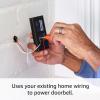 imageRing Video Doorbell Wired newest model Use TwoWay Talk advanced motion detection HD camera and realtime alerts to monitor your front door wiring required1 doorbell