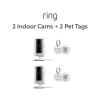 image2 Ring Indoor Cam 2nd Gen White with 2 Ring Pet Tag