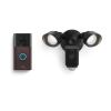 imageAllnew Ring Battery Doorbell with Ring Floodlight Cam Wired Plus BlackVenetian Bronze
