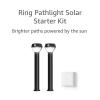 imageRing Solar Pathlight  Outdoor MotionSensor Security Light Black Starter Kit 2pack