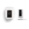 imageRing Spotlight Cam Plus Battery Black with Allnew Ring Indoor Cam BlackWhite