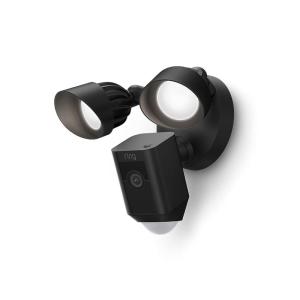 imageRing Floodlight Cam Wired Plus with motionactivated 1080p HD video White 2021 releaseBlack