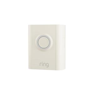 imageRing Interchangeable Faceplate for Doorbells  Video Doorbell 3 Video Doorbell 3 Plus Video Doorbell 4 Battery Doorbell Plus Battery Doorbell Pro  Smooth Black06 Pearl White