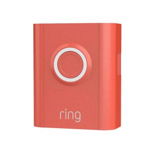 imageRing Interchangeable Faceplate for Doorbells  Video Doorbell 3 Video Doorbell 3 Plus Video Doorbell 4 Battery Doorbell Plus Battery Doorbell Pro  Smooth Black13 Fire Cracker