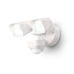 imageRing Smart Lighting  Floodlight Wired Outdoor MotionSensor Security Light Black Bridge requiredWhite