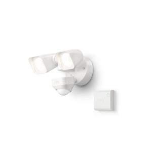 imageRing Smart Lighting  Floodlight Wired Outdoor MotionSensor Security Light White Starter Kit