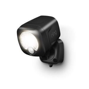 imageRing Smart Lighting  Spotlight BatteryPowered Outdoor MotionSensor Security Light White Bridge requiredBlack