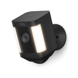 imageLikeNew Ring Spotlight Cam Plus Battery  TwoWay Talk Color Night Vision and Security Siren 2022 release  WhiteBlack