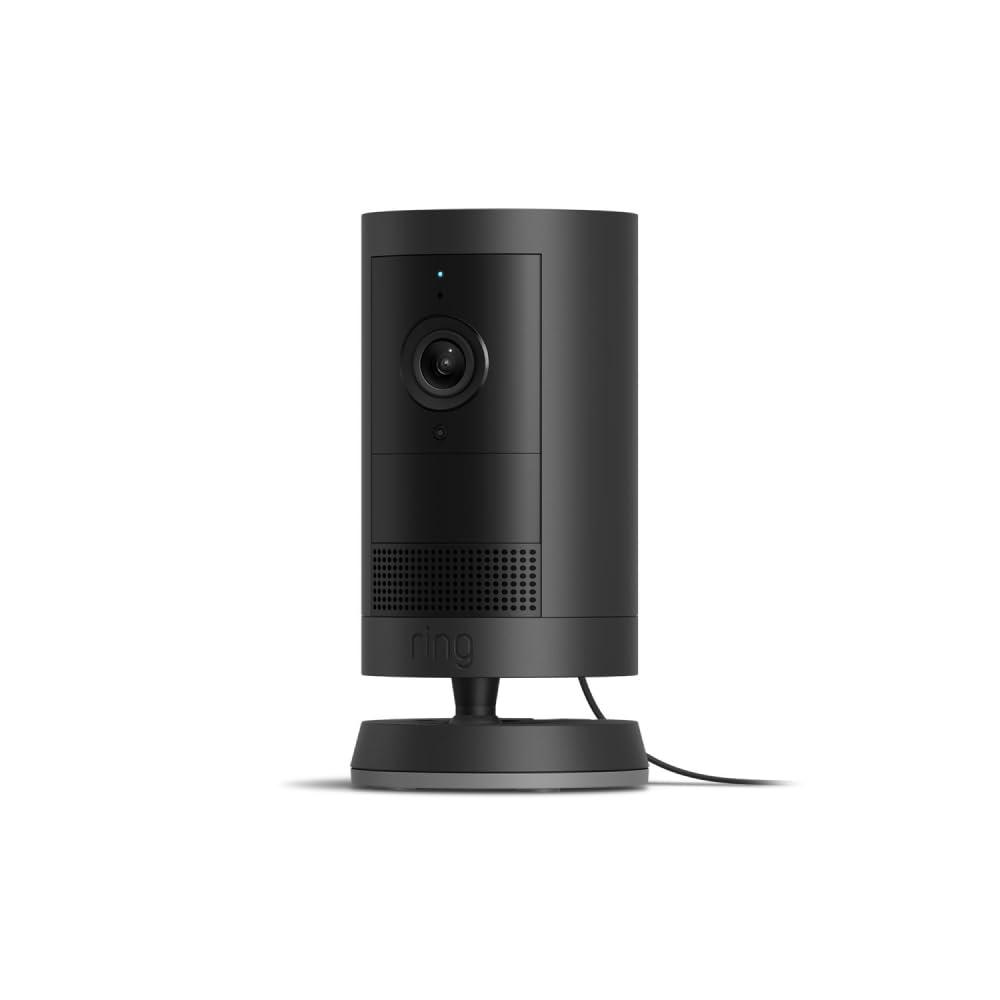 imageIntroducing Ring Outdoor Cam Plus PlugIn  2K Video with Ring Vision LowLight Sight for fullcolor night vision 247 Recording subscription required WhiteBlack