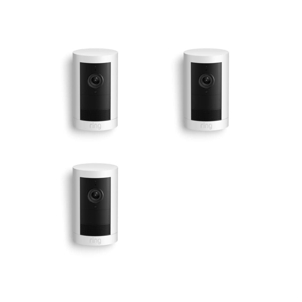 imageIntroducing Ring Outdoor Cam Plus PlugIn  2K Video with Ring Vision LowLight Sight for fullcolor night vision 247 Recording subscription required WhiteWhite
