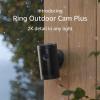 imageIntroducing Ring Outdoor Cam Plus PlugIn  2K Video with Ring Vision LowLight Sight for fullcolor night vision 247 Recording subscription required WhiteBlack