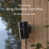 imageIntroducing Ring Outdoor Cam Plus PlugIn  2K Video with Ring Vision LowLight Sight for fullcolor night vision 247 Recording subscription required WhiteBlack