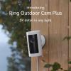 imageIntroducing Ring Outdoor Cam Plus PlugIn  2K Video with Ring Vision LowLight Sight for fullcolor night vision 247 Recording subscription required WhiteWhite