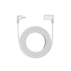 imageRing 10 ft Barrel Plug Extension Cable  Compatible with Ring Solar Panel and Super Solar Panel for CamerasWhite
