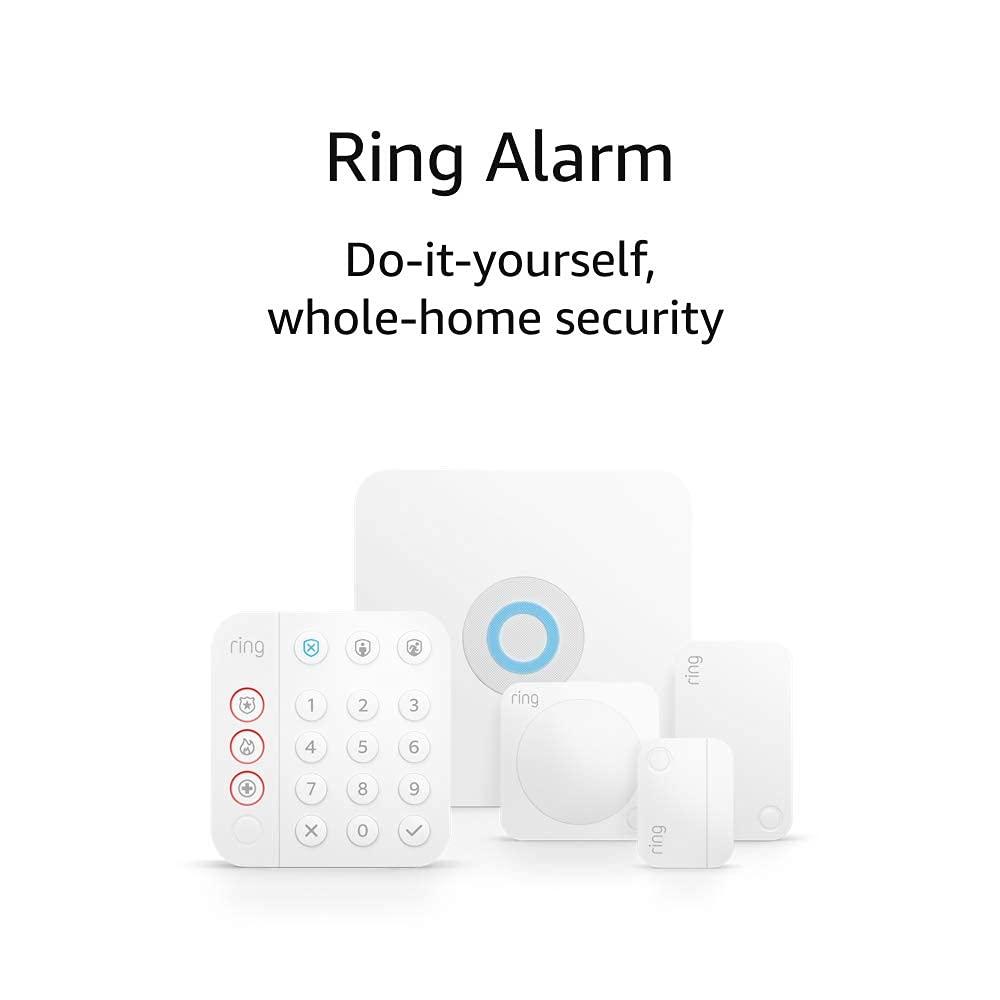 imageRing Alarm 5Piece Kit  home security system with 30day free Ring Home subscriptionRing Alarm