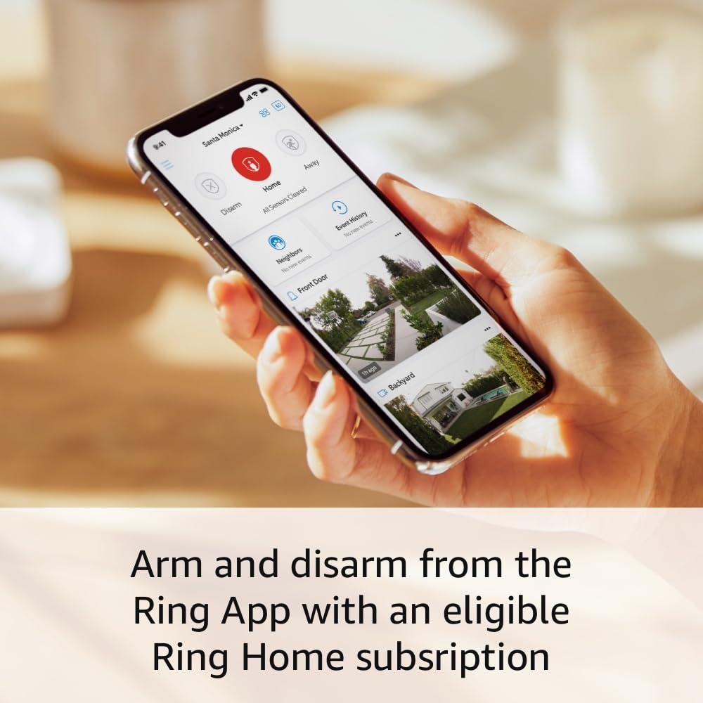 imageRing Alarm 5Piece Kit  home security system with 30day free Ring Home subscriptionRing Alarm