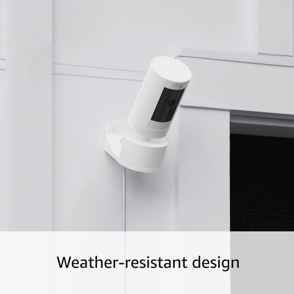 imageRing IndoorOutdoor PanTilt Mount for Outdoor Cam Stick Up Cam PlugIn White Power adapter and camera not includedWhite