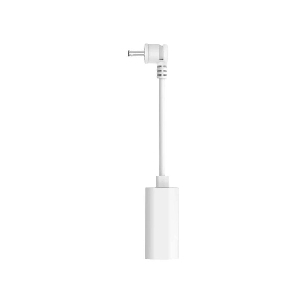 imageRing USBC to Barrel Plug Adapter for Barrel Plug Cameras and USBC Solar Panels WhiteWhite