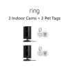 image2 Ring Indoor Cam 2nd Gen Black with 2 Ring Pet Tag