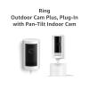 imageAllnew Ring Outdoor Cam Plus PlugIn White with Ring PanTilt Indoor Cam White